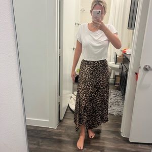 Leopard Zara Midi Skirt